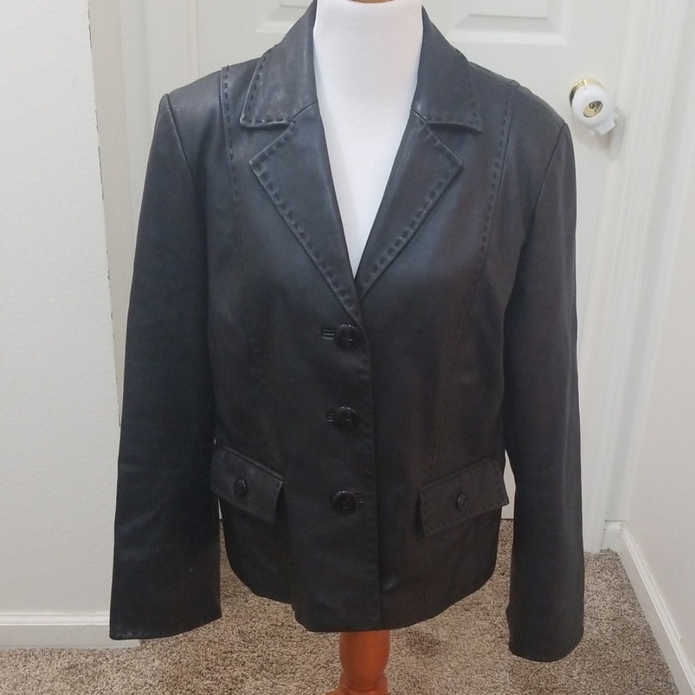 EMC Womens Leather Jacket